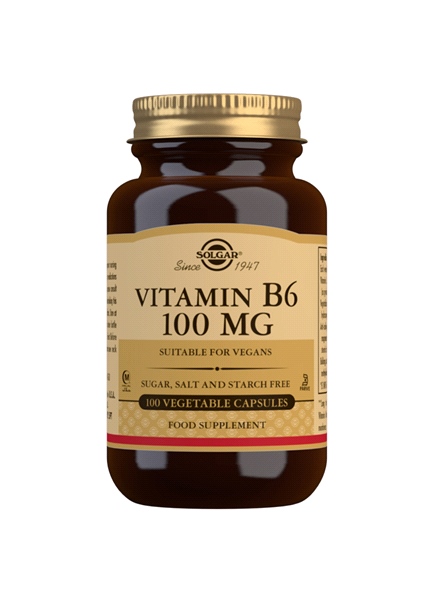 Solgar - Vitamin B6 100mg (100 Vegicaps)